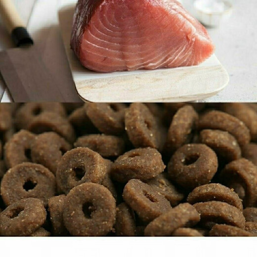 Pet Ruiz full-price circle deep-sea fish cat food for kittens and adults, universal fattening and gill nutrition large bag of salmon, chicken and salmon formula circle cat food 5kg