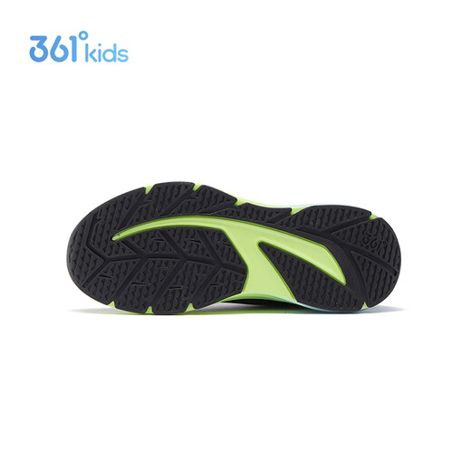 361 Qingling Children's Running Shoes 26 Spring Spring Bounce Cushioning Knob Professional Sports Shoes for Men and Women, Middle and Large Children, Black 36