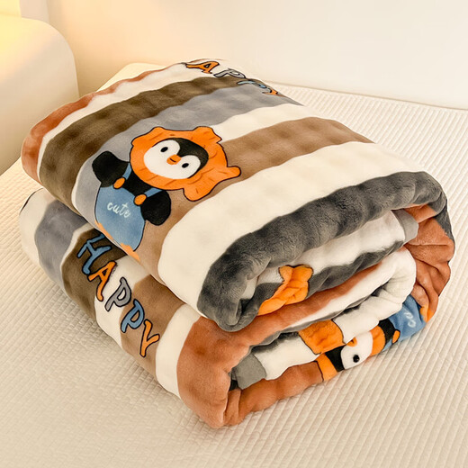 Fantasy Rabbit Plush Blanket Winter Thick Blanket Office Nap Blanket Coral Velvet Shawl Sheet Sofa Cover Blanket Upgraded Antibacterial Style - Polka Dot Dog Fully Upgraded Softer and Softer Thick and Warm 120x200cm Children and Infants/Office Nap Blanket/Student Dormitory