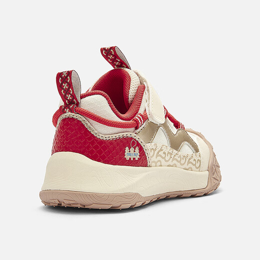 Bala Bala One Bala Bala baby toddler shoes for boys and girls 2025 new spring and autumn anti-slip outdoor shoes white and red tone 00316 22