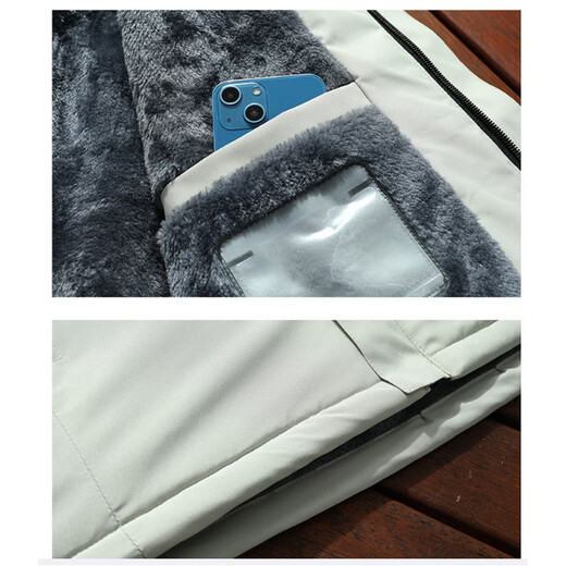 Catman Cotton Clothes Men's Autumn and Winter Cotton Clothes Hooded Jackets Long Sleeve Warm Jackets Tops Thickened Cotton Jackets Black 2XL