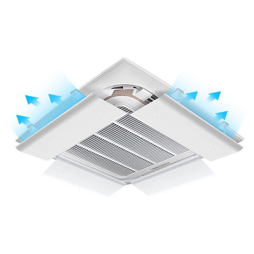 Центральная перегородка для кондиционирования воздуха Raft Core, лобовое стекло, защита от прямого выдувания, выход для офисного потолка, потолочное отопление и охлаждение, белый, 2/3/5 HP, универсальный, длина 40*24,1 см, цельный, слишком маленький, не рекомендуется