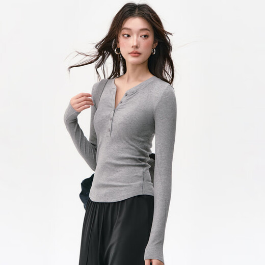 Xue Qianman yoga clothes for women, spring ribbed sports tops, high-looking, slim, long-sleeved outer wear, Pilates training and fitness
