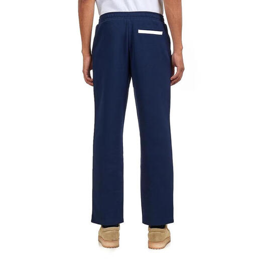 LACOSTE men's sweatpants are moisture-wicking, comfortable, close-fitting, breathable fabric, soft and skin-friendly, dark blue elastic waistband, Navy Blue, one size fits all | M