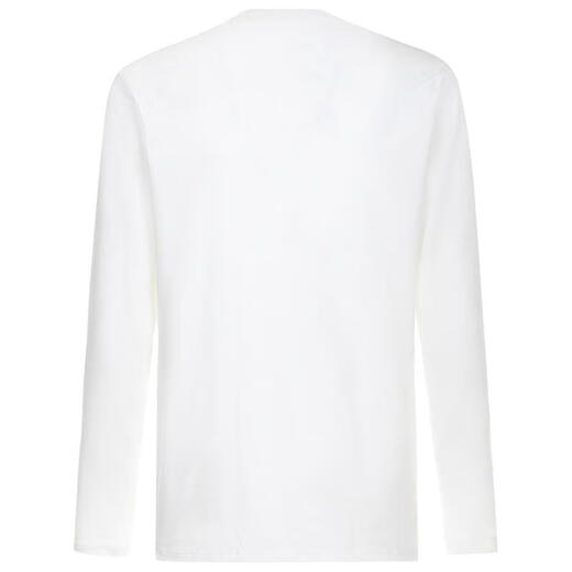 TOM FORD (TOM FORD) FW25 Luxury Men's Crew Neck Henley Pajamas T-Shirt White 20 | L