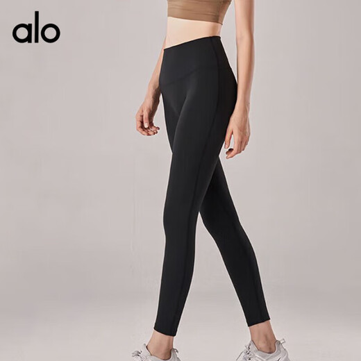 ALO YOGAAO YOGA Yoga Sports High Waist No Embarrassing Line Tight Pants Pilates Naked Belly Slimming Buttocks Yoga 9 Dailan L