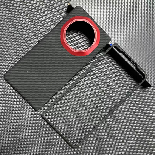 Huawei (HUAWEI) original quality Jingying Kevlar applicable thin center shaft mobile phone case Magic V3 aramid fiber material, coarse grain 1500D fine holes, single back cover Magic V3