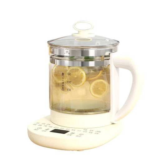 Jingying Selection 24-hour heat preservation German fully automatic health pot household capacity multifunctional teapot glass kettle 1.8L standard model-ordinary glass