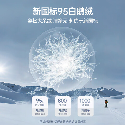 RUIBK Northeast Ski Pants Women's 2025 New Winter Minus 40 Degree Goose Down Jacket Pants Harbin Workwear Outdoor Waterproof White - 95 White Goose Down XL 105-115Jin Jin is equal to 0.5 kg