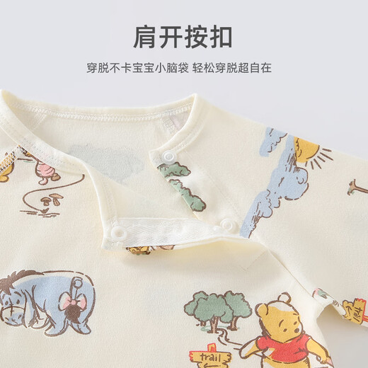 Disney (Disney) baby clothes newborn jumpsuits crawling clothes autumn and winter type A pure cotton full-month baby pajamas spring and autumn 80