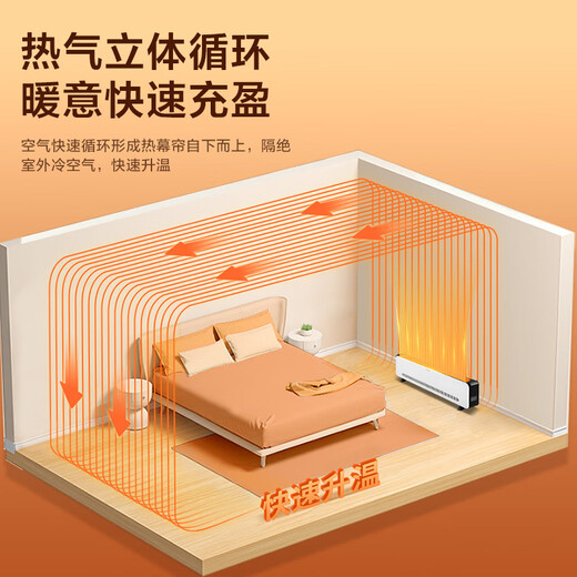 Gree electric heater household electric heater fast heating electric radiator IPX4 waterproof heating bathroom dryer heater NJF-X6020h