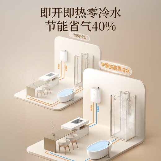 Vanward LS6 Super Energy Efficiency 16L Zero Cold Water Gas Water Heater Natural Gas Household Small Volume Water Servo Constant Temperature Noise Reduction Condensation 200% Boost