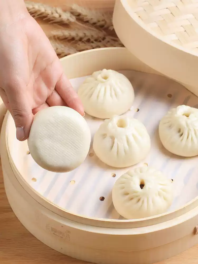 Yusenyi steamer paper steamed bun pad paper food-grade special steamed bun bun disposable oil paper non-stick steamer cloth pad 38cm 100 sheets