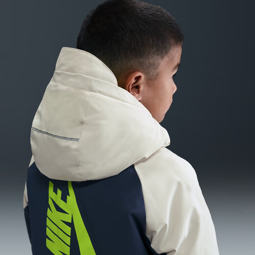 NIKE Toddler Three-Proof Work Jacket Winter Boys Warm Water-Repellent Jacket NIKE TECH IR0021