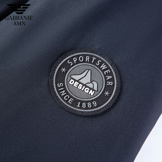 Armani Armani luxury daddy cotton coat jacket middle-aged men 2024 winter velvet thickened hooded cotton coat Armani 9891 black velvet 2XL weight 130-145Jin Jin is equal to 0.5 kg