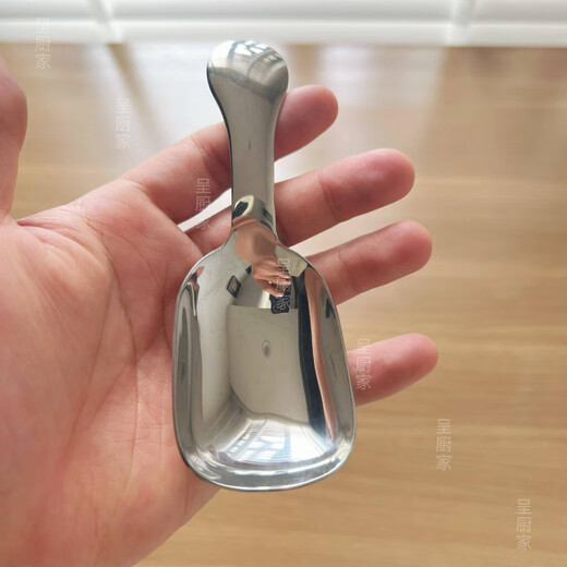 RSRDDY304 stainless steel thickened short-handled teaspoon, mini small spoon, coffee measuring spoon, tea spoon, tea shovel, scoop, spoon, glossy tea spoon, 3-pack