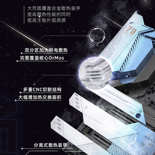 Das farbenfrohe Motherboard B760M/Z790M unterstützt INTEL Intel CPU12.-14. Generation CPU12600KF/14600KF/14700KF/Desktop-Computer-Motherboard CVN Ark Z790 D5 WIFI