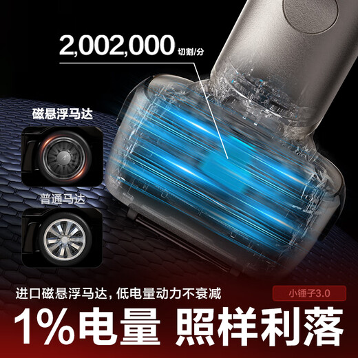 Panasonic's national subsidy brand new small hammer 3.0 shaver electric reciprocating smooth roller men's shaver Type-c gift for boyfriend men's LM36 titanium gold