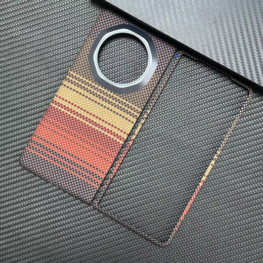 Huawei (HUAWEI) original quality Jingying Kevlar applicable thin folding screen mobile phone case aramid fiber material hard shell magnetic attraction coarse grain 1500D crater single back cover Magic V3