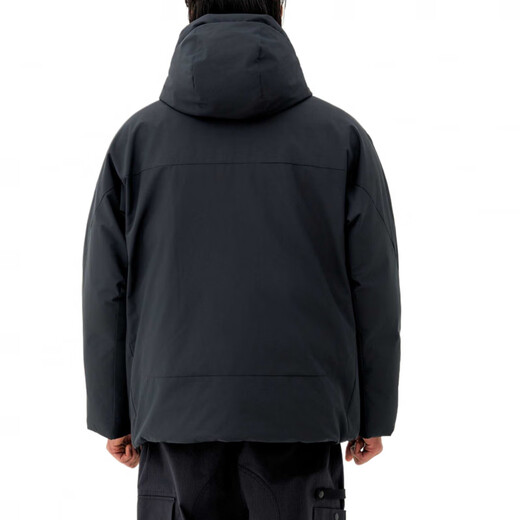 KOLON SPORT Fishing Warm Solid Color Classic Long Sleeve Down Jacket Men's Charcoal M