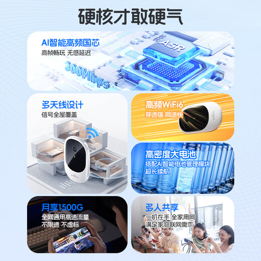 Baoji wifi portátil de tres redes inalámbrico universal móvil sin tarjeta Unicom Telecom wifi6 tráfico ilimitado en todo el país 4g red de acompañamiento de alta velocidad tesoro de Internet portátil 2025 nuevo modelo Modelo 2025 - aparición de nuevo producto en línea + actualización de experiencia + persecución de dramas de alta definición