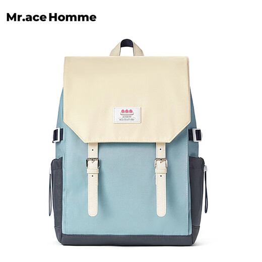 Mr.ace Homme Japanese niche backpack female high school student bag large capacity computer bag travel backpack male purple gray