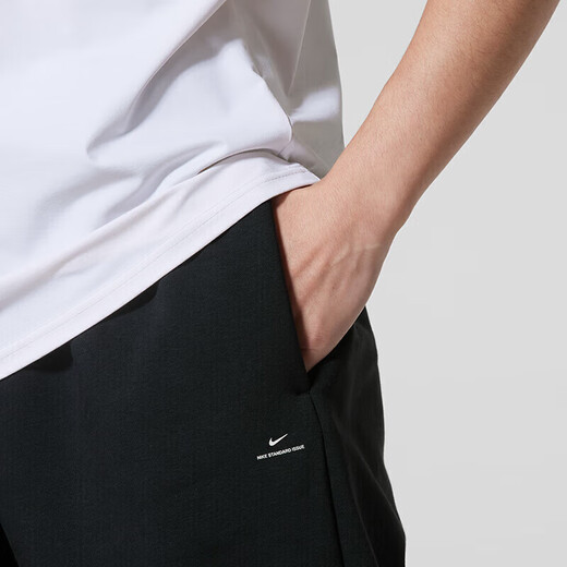 NIKE Men's Pants 2025 Winter New Sports Pants Comfortable and Versatile Casual Pants Knitted Velvet Warm Straight Pants IM6334-010 M