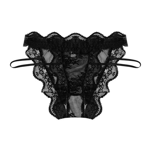 Universal delicate and tender lace panties for girls, sexy low-waist pure lust temptation briefs, thin green, one size fits all