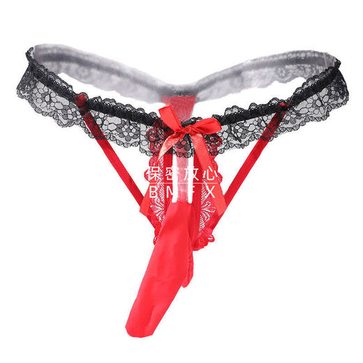 Men's Sexy Special Underwear Men's Thong Transparent Ice Silk Thin Belt Pants Men's Hollow One Thread Men's Purple Egg Bag 100-170Jin Jin is equal to 0.5 kg