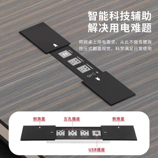 Light luxury boss desk office desk simple modern chairman president desk executive desk manager office desk and chair combination 1.8 meters boss desk