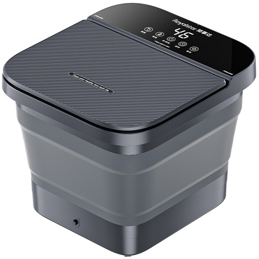 Royalstar Folding Foot Bath Bucket Heated Automatic Massage 2025 Cross-calf Foot Bath Therapy Basin Foot Bath Foot Bath Bucket Foldable Ladies-Specific Fully Automatic Foot Bath and Massage All-in-One Machine Remote Digital Touch Leak Protection Switch + Electric Massage Ball + Blue Light Antibacterial Newly Upgraded Folding Model with Free Foot Bath Medicine Pack