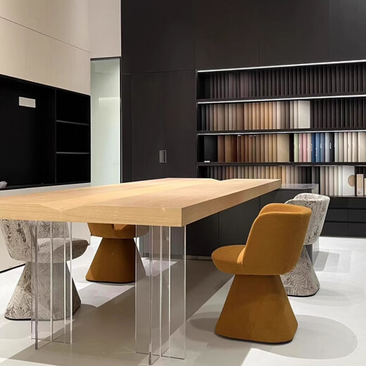 XIAOMUWO Internet celebrity makeup chair, cream style designer dining chair, modern minimalist bedroom home, rotatable dressing table stool chair, black phoenix tail jacquard - rotatable