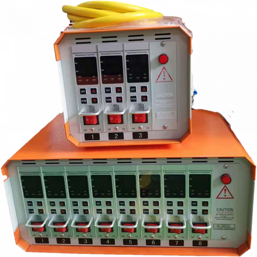 Hot runner temperature control box large plug-in temperature control intelligent anti-burn temperature control card mold line controller temperature control instrument table JCD intelligent anti-burn temperature control box eight sets