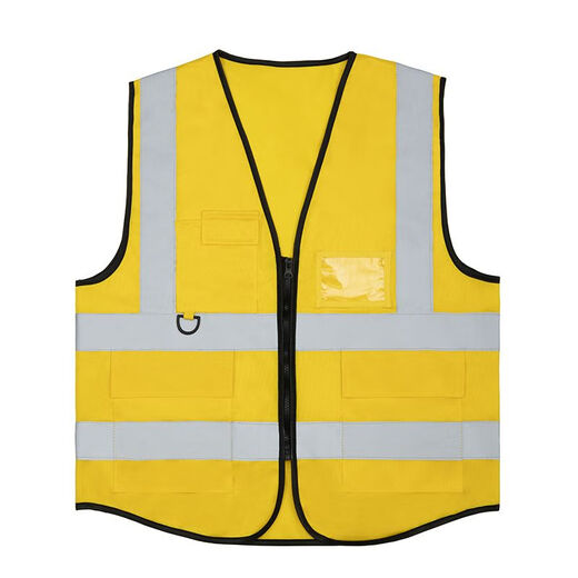 Raft core vest reflective vest high-end construction fluorescent worker traffic luminous clothing jacket night riding construction safety clothing fluorescent yellow