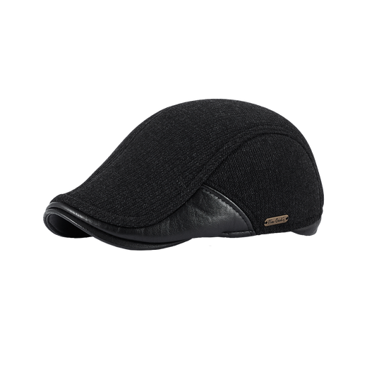 Pierre Cardin beret art hat for men in winter plus velvet to keep warm, with ear protection hat as a birthday gift for dad in a gift box