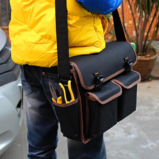 Jin Geyu FANCYCHIC thickened hardware electrician's tool bag canvas large multi-functional repair wear-resistant...SN2201 081 extra large style