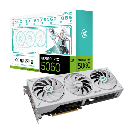 ASUS RTX 4060Ti 5060 5060Ti OC 8G/16G graphics card Snow Leopard/Megalodon/Tianxuan E-sports AI design rendering game desktop independent graphics card TX RTX5060 O8G Tianxuan