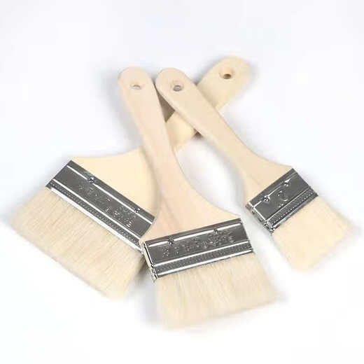 Jingxi Selection Paint Brush Non-shedding Pig Hair Brush Thickened Cleaning Mixed Bristle Barbecue Brush High-end 1 inch 1 trial