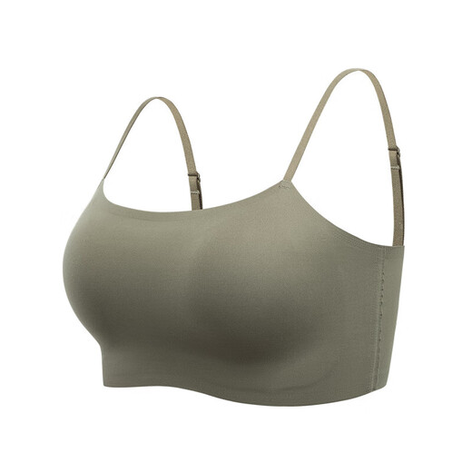 Spring and summer traceless liquid foundation underwear for women, no-wear bra, light and transparent bottoming tube top, inner and outer wear, one-piece vest suspender