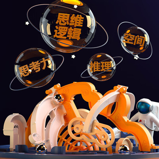 RICH YOUR HOME German quality Rubik's Cube unlocking toy 3D three-dimensional maze ball rolling ball children's focus on balance ball new aerospace trumpet 56 levels