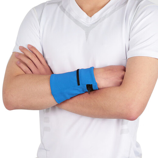 Wholesale sports running wrist bag armband for men and women running mobile phone arm bag outdoor storage coin purse gift arm bag reflective black under 20L