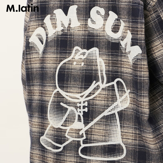 M.Latin Shopping mall same style M.Latin children's shirt 26 spring new style boys intellectual style long-sleeved shirt Navy blue 110