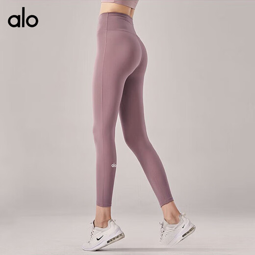 ALO YOGAAO YOGA Yoga Sports High Waist No Embarrassing Line Tight Pants Pilates Naked Belly Slimming Buttocks Yoga 9 Dailan L