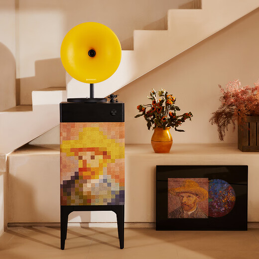 Vannessy Donut i5 professional-grade vinyl record player, electronic singing, modern light luxury HiFi gramophone, Bluetooth audio, post-modern self-portrait series