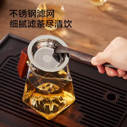 Made in Tokyo, Jingdao Cup, heat-resistant tea set with tea leakage filter, tea set accessories, tea brewer, kettle 350ml