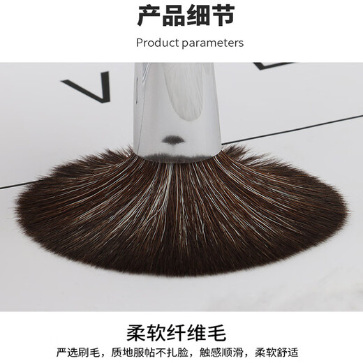 YAHLIGS girls portable 5-piece makeup brush set with mirror, soft-bristled powder brush, foundation brush, student affordable mini brush, multi-functional portable makeup brush, 10 pieces, white + makeup mirror