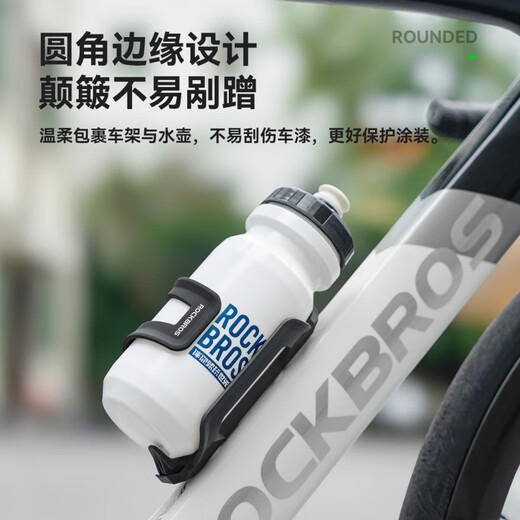 ROCKBROS Bicycle Water Bottle Cage Side-Opening Mountain Road Folding Bike Water Cup Water Bottle Bracket Cycling Equipment Access Opening Adjustable (Tough ABS+PC Material)