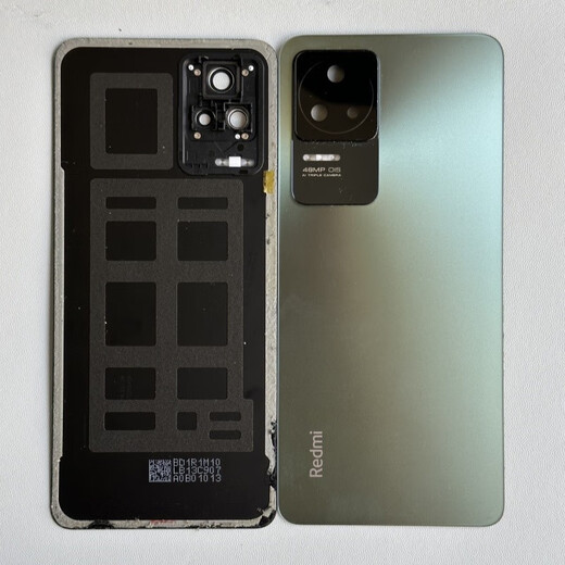 Suitable for Redmi k40S back cover original disassembly K40 game enhanced version disassembly glass back cover disassembly K40S disassembly back cover white 95 new with frame mirror