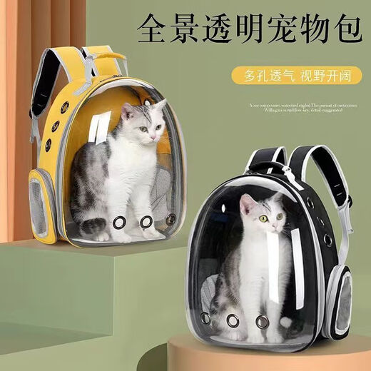 MODX Outing Space Pet Pet Supplies Tragbarer Raumkapsel-Rucksack mit großer Kapazität, transparente Katzenausflugstasche, hellgrünes + transparentes Modell, verbessertes Panoramamodell mit seitlicher Öffnung