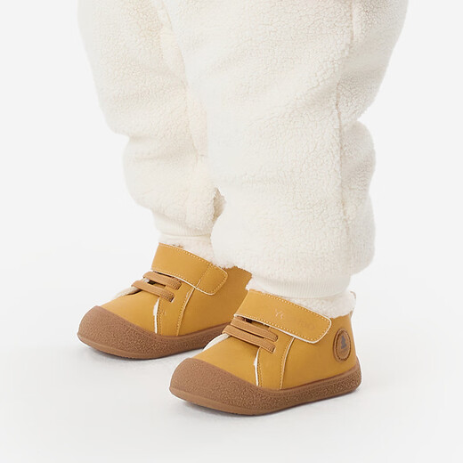 YEEHOO YEEHOO baby toddler shoes, winter casual cotton shoes, warm and velvet, boys, versatile and comfortable shoes, girls going out